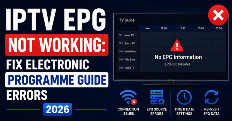 IPTV EPG Not Working
