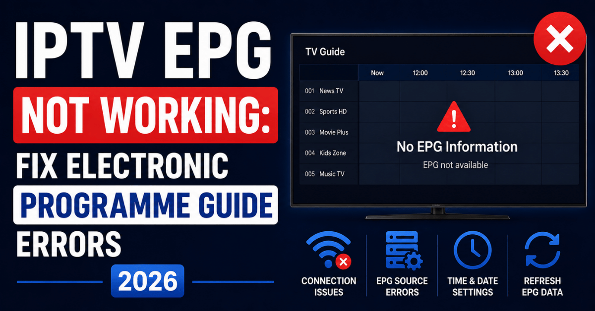 IPTV EPG Not Working