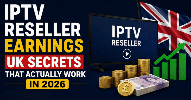 IPTV Reseller Earnings UK