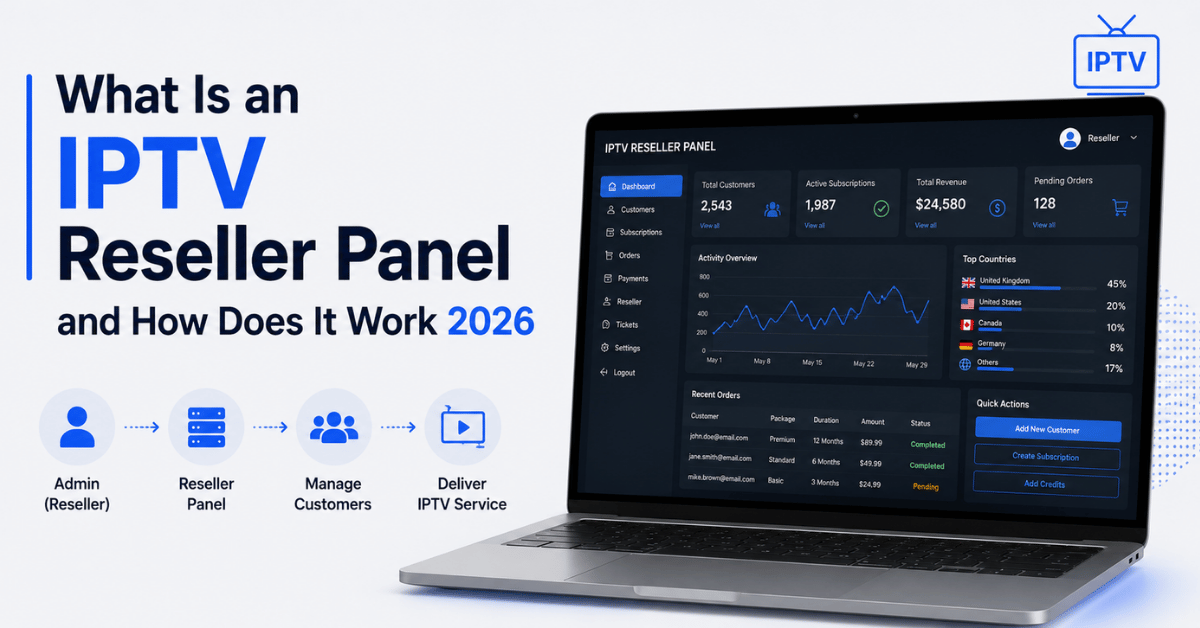 IPTV Reseller Panel