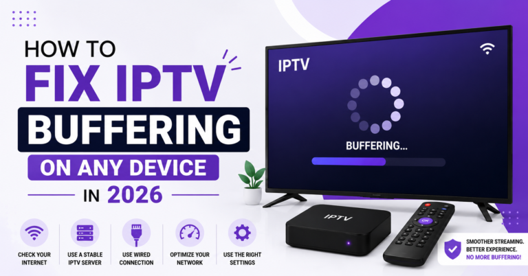 Fix IPTV Buffering on Any Device