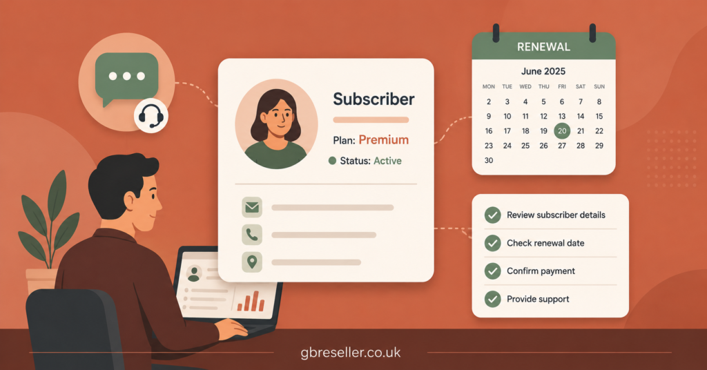 Reseller Managing Subscriber Accounts