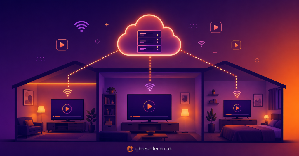 Multi Room IPTV Streaming Setup
