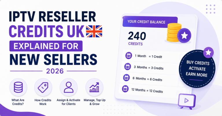 IPTV Reseller Credits UK