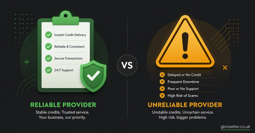 Comparing Reliable and Unreliable IPTV Reseller Panel Credit Providers