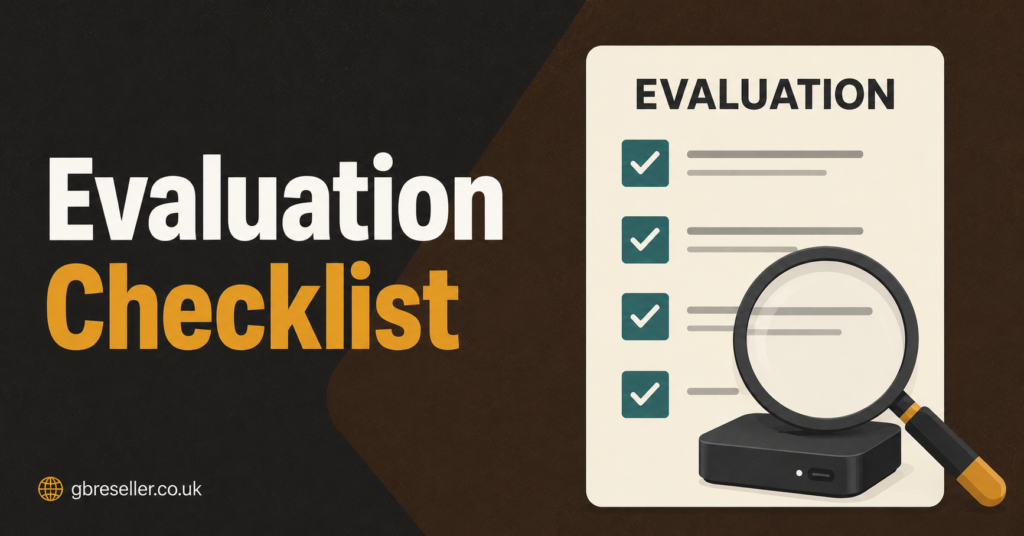 Evaluation Checklist