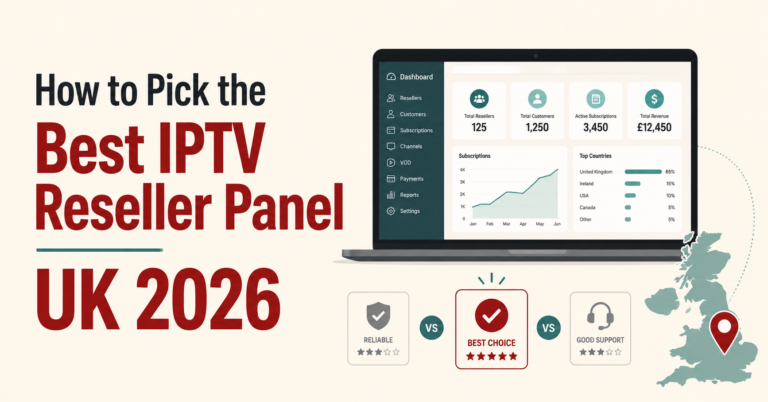 Best IPTV Reseller Panel UK