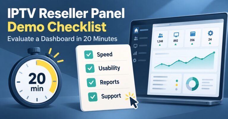 IPTV Reseller Panel Demo