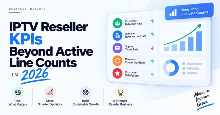 IPTV Reseller KPIs
