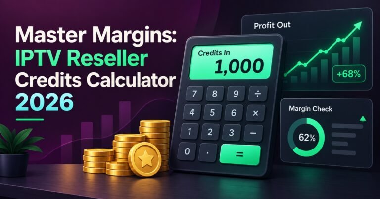 IPTV Reseller Credits Calculator