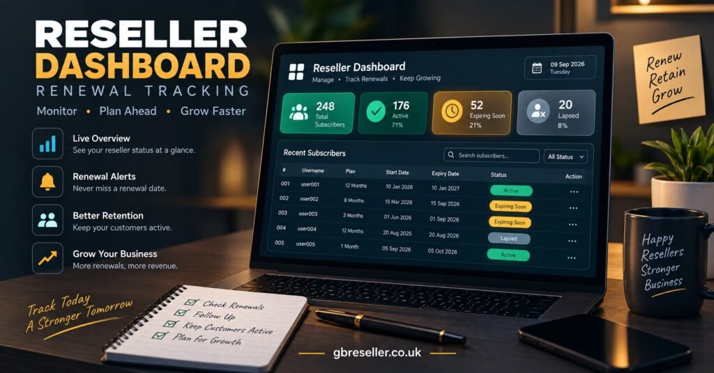 Reseller Dashboard Renewal Tracking