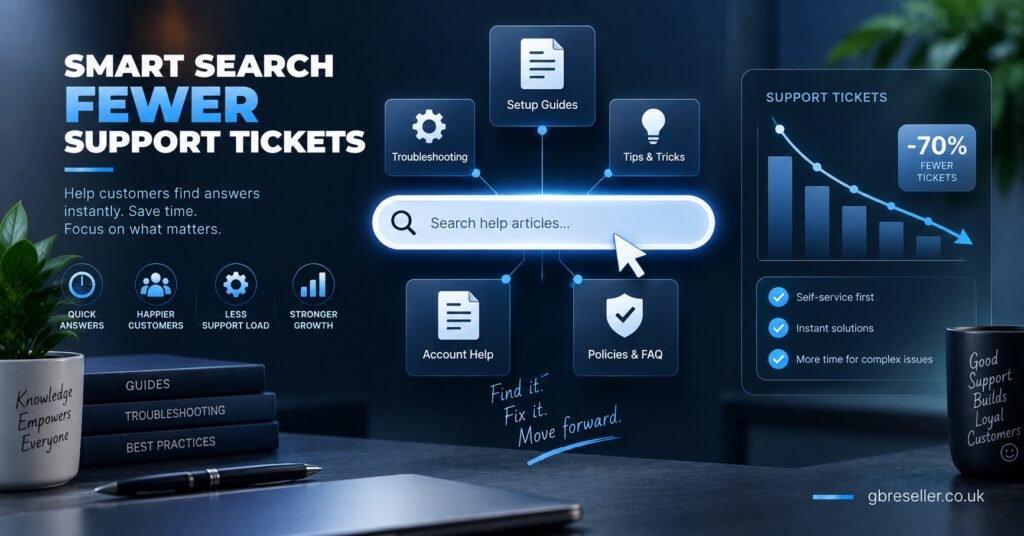 Support Ticket Reduction Through Self-Service Search