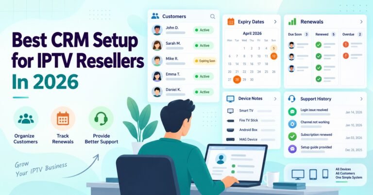 CRM Setup for IPTV Resellers