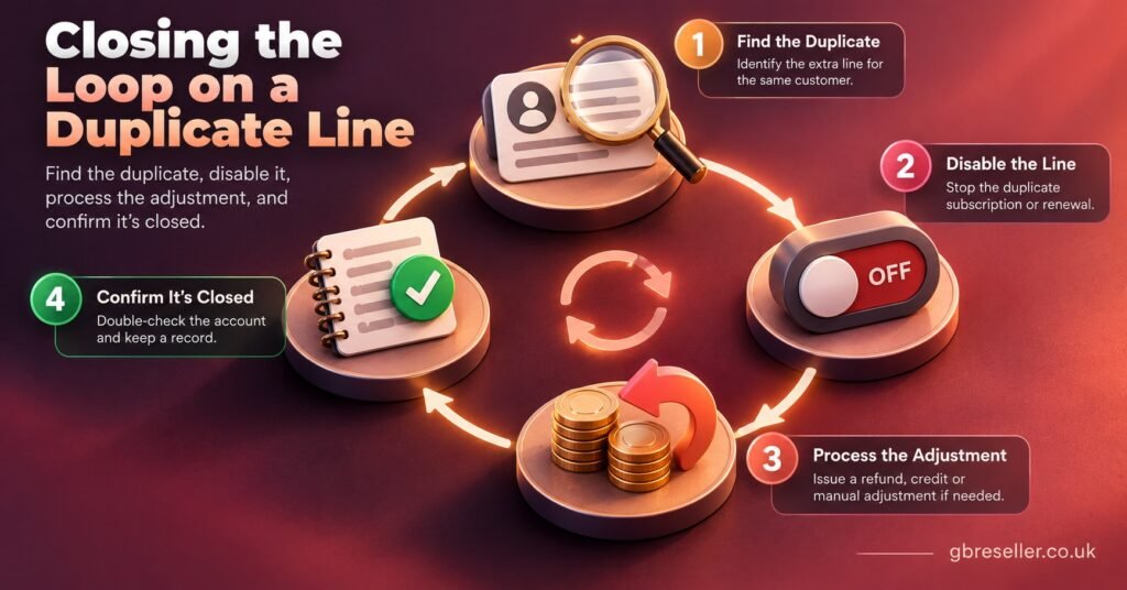 Closing the Loop on a Duplicate Line